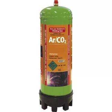 GYS DISPOSABLE GAS CARTRIDGE - ARGON/CO2 - 1.8L