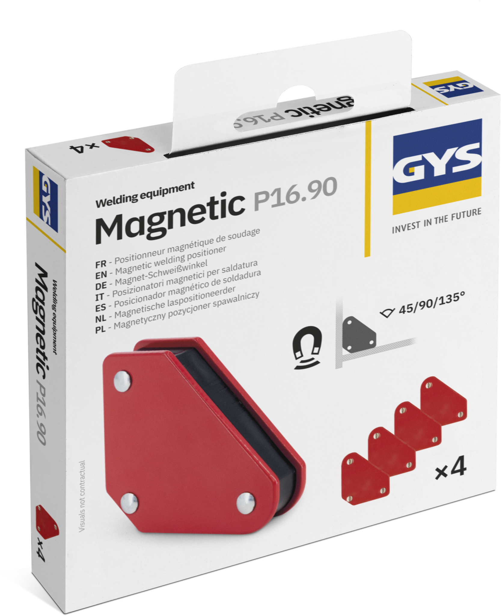 GYS 4 MAGNETIC WELDING POSITIONERS P16.90