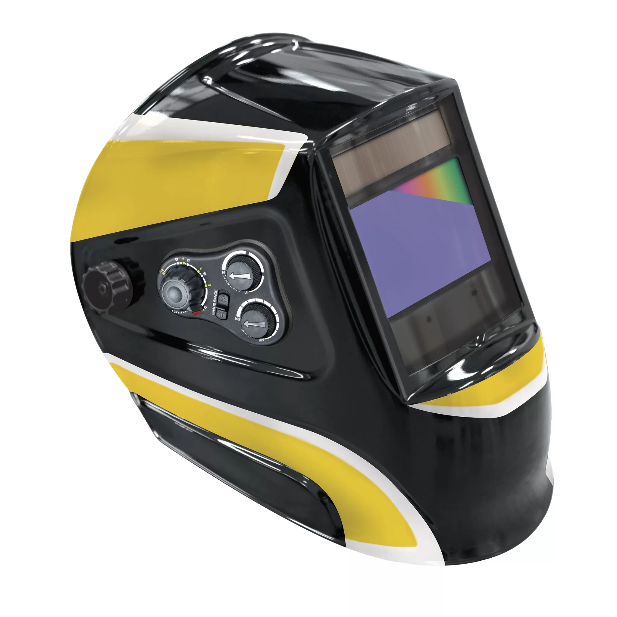GYS ERGOTECH+ 3/5-13 G BLACK TRUE COLOR HELMET