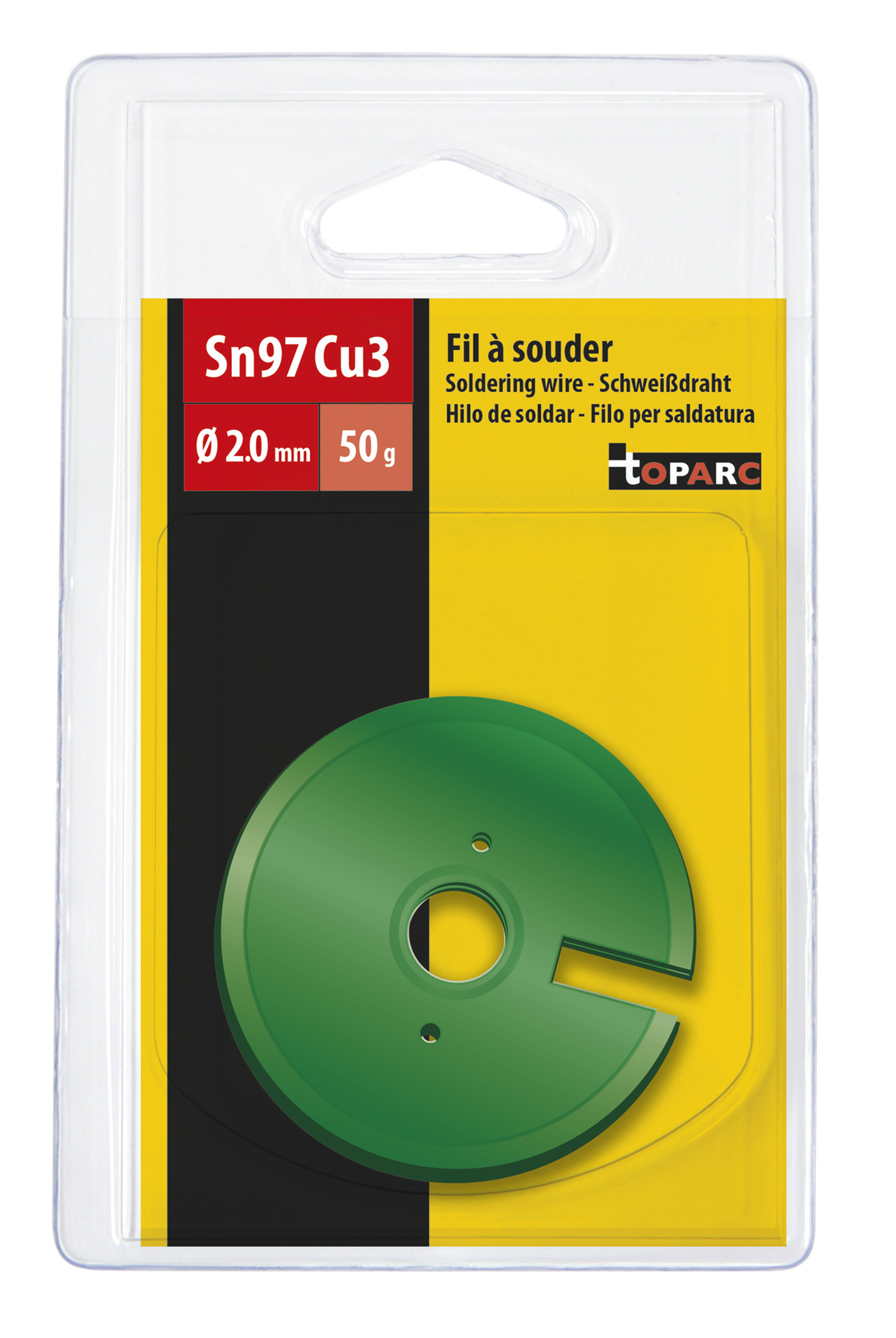 GYS SOLDERING WIRE TIN/LEAD 97% Ø2mm - 50g