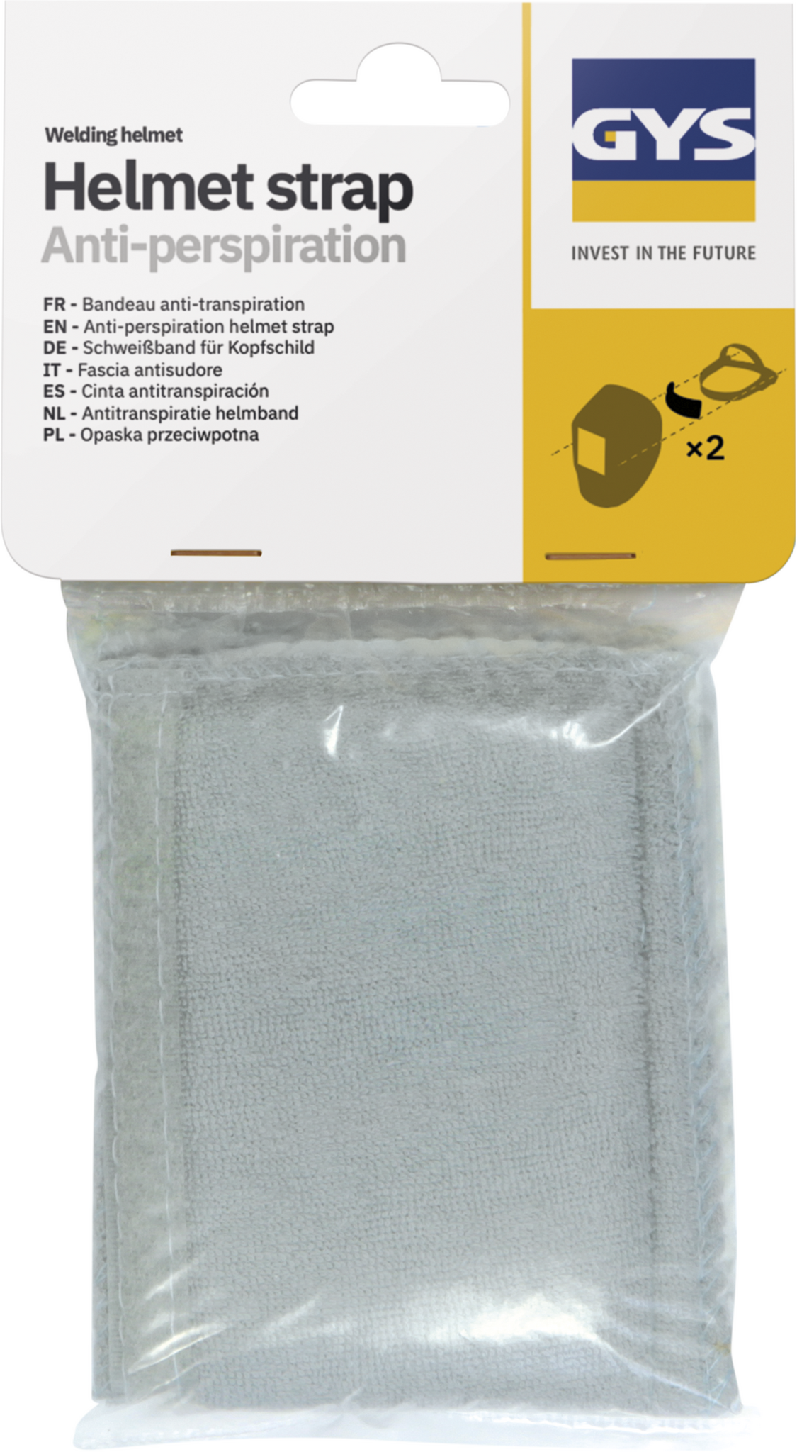 GYS ANTIPERSPIRANT HEADBAND (x2) - LCD FLIP-FLAP