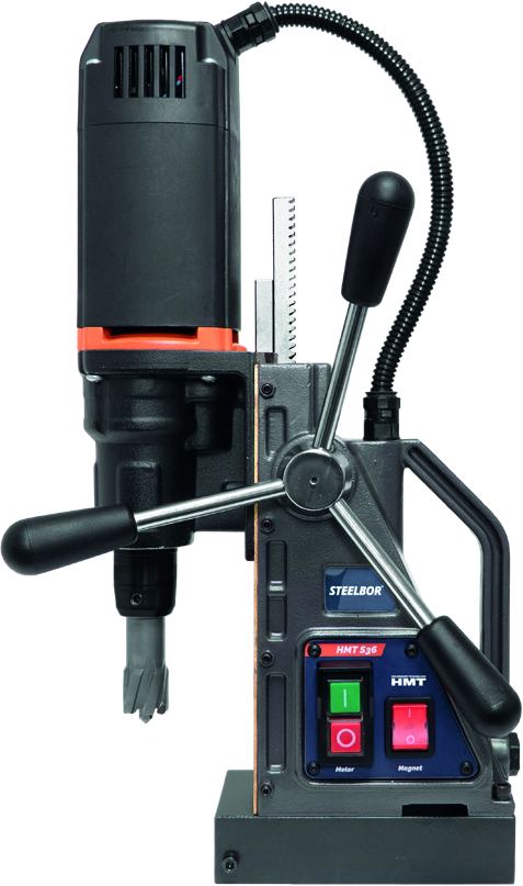 HMT Steelbor S36 Magnet Drill + CarbideMax 55 Cutter Set - 230V