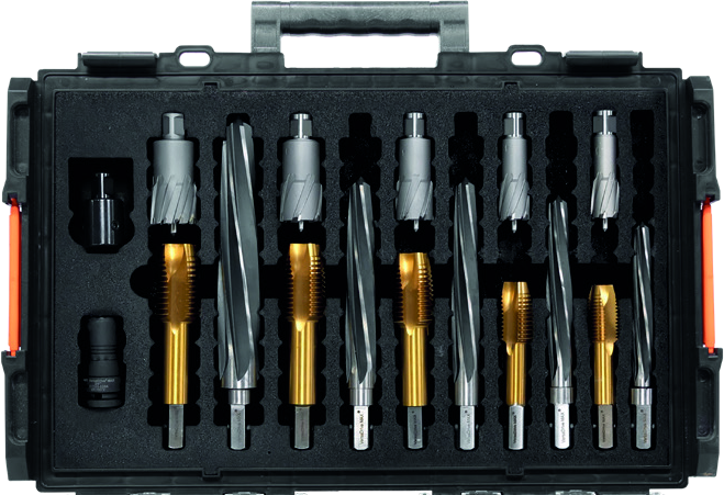 HMT VersaDrive MAX Broach, Tap & Ream Set - 15 Pieces