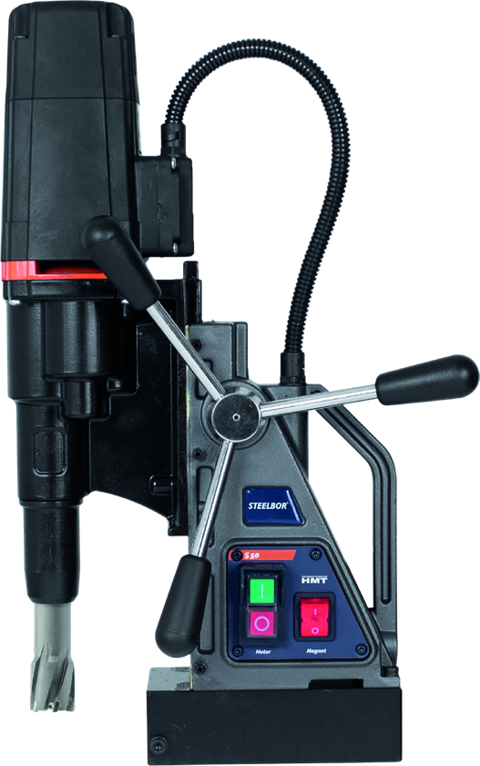 HMT Steelbor S50 Magnet Drill + CarbideMax 55 Cutter Set - 110V
