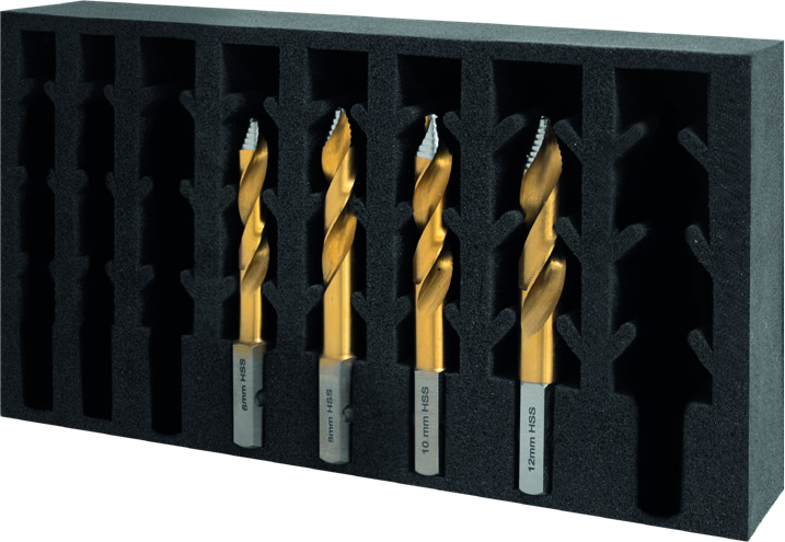 HMT VersaDrive TurboTip Drill Bit Set - 4 Pieces