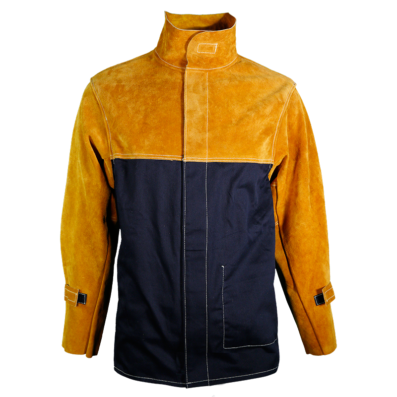 Parweld Panther P3786 Leather Cape Welding Jacket - L