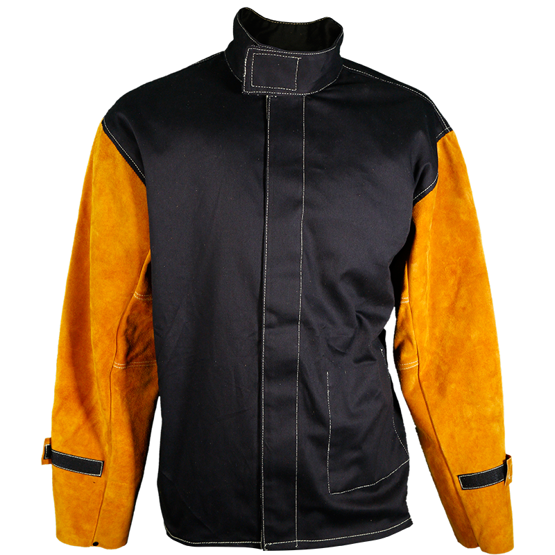 Parweld Panther P3787 Leather Sleeve Welding Jacket - L