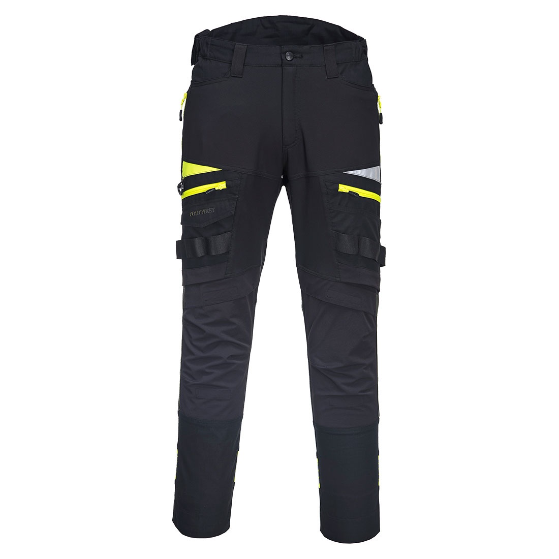 Portwest DX449 Work Trousers Black 40in Regular