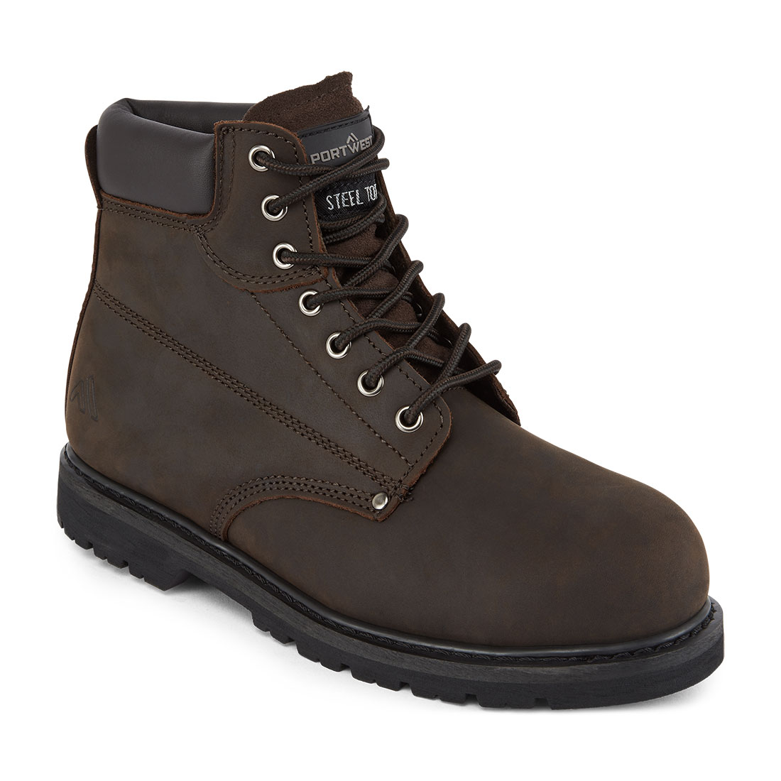 Portwest FW17 Safety Boots Brown UK 8 / EU 42