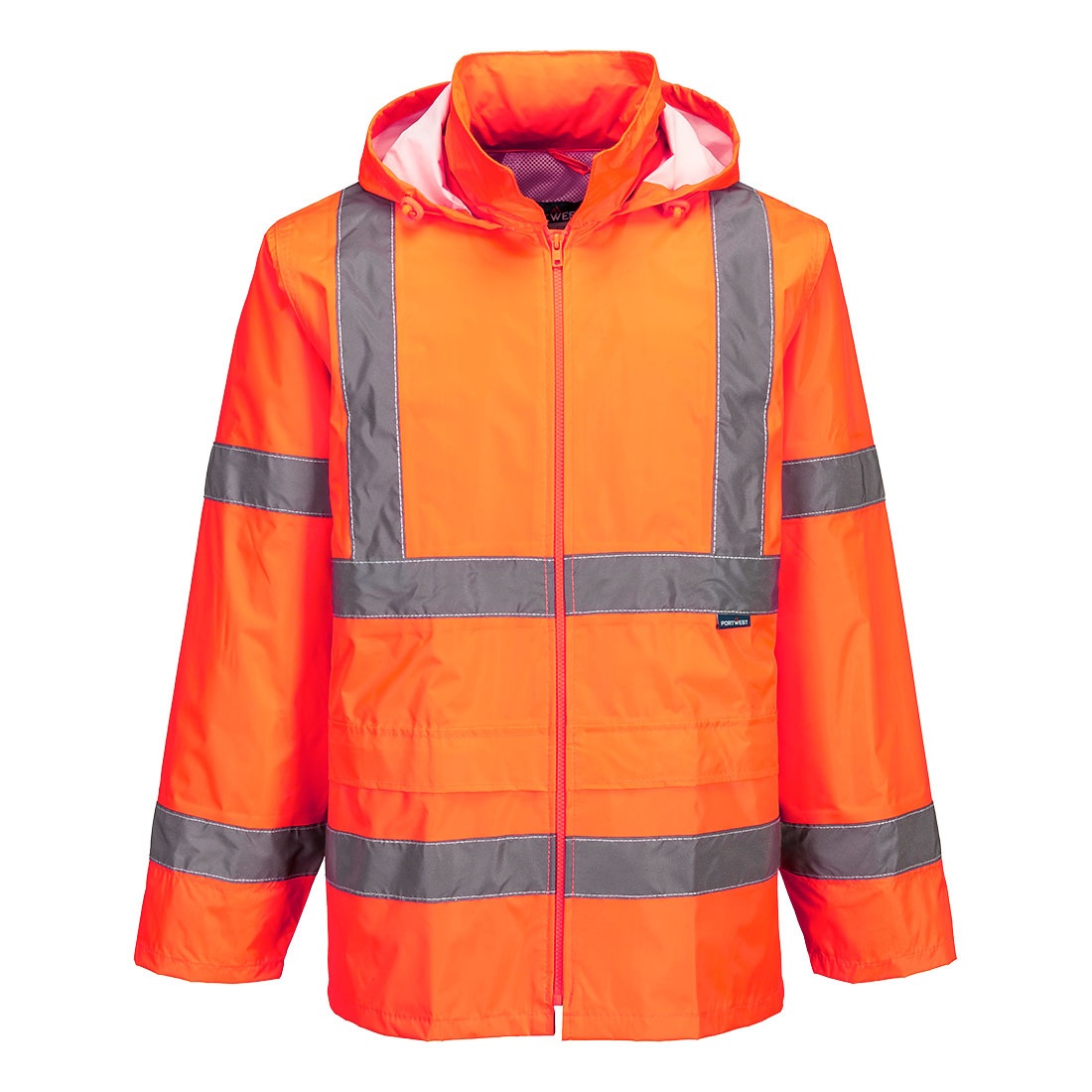 Portwest H440 Hi-Vis Rain Jacket Orange L