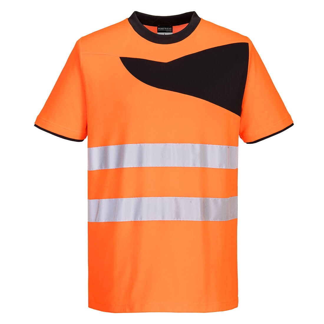 Portwest PW213 Hi-Vis T-Shirt Orange/Black S