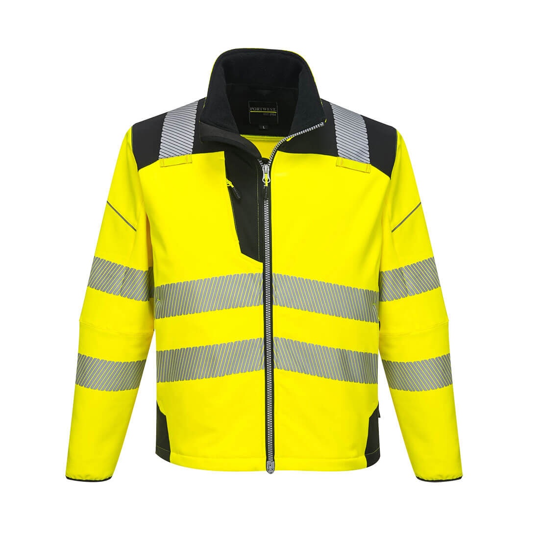 Portwest T402 Hi-Vis Softshell Yellow/Black XXXL