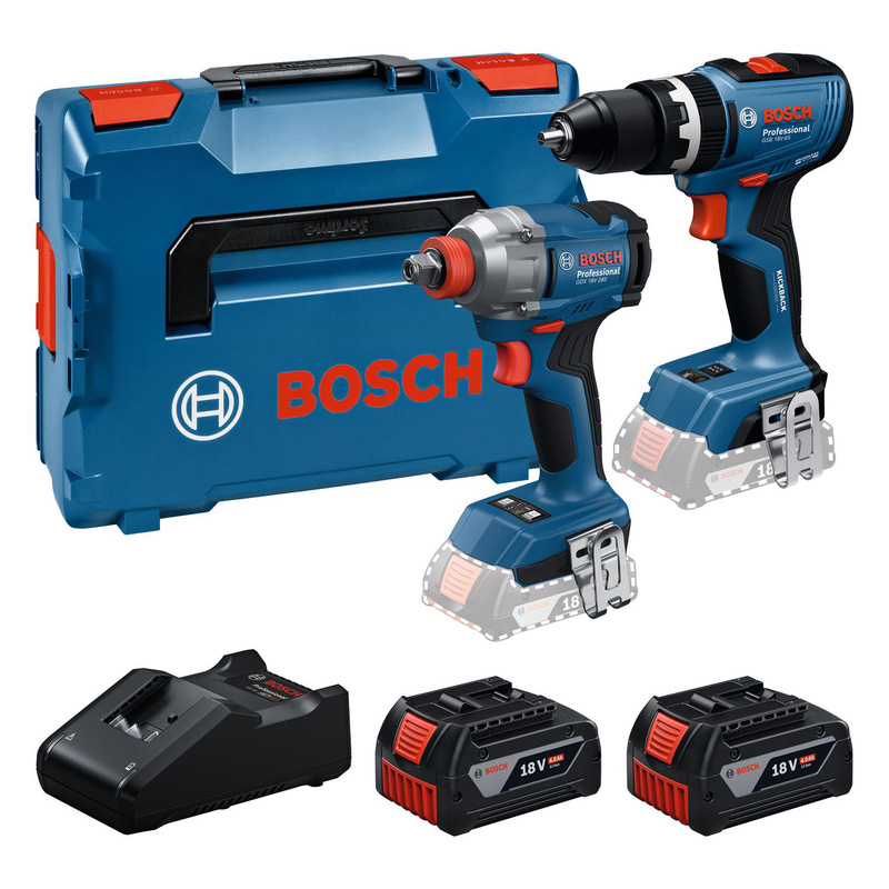 Bosch 18V Twin Kit - GSB 18V-65 + GDX 18V-285 4.0Ah