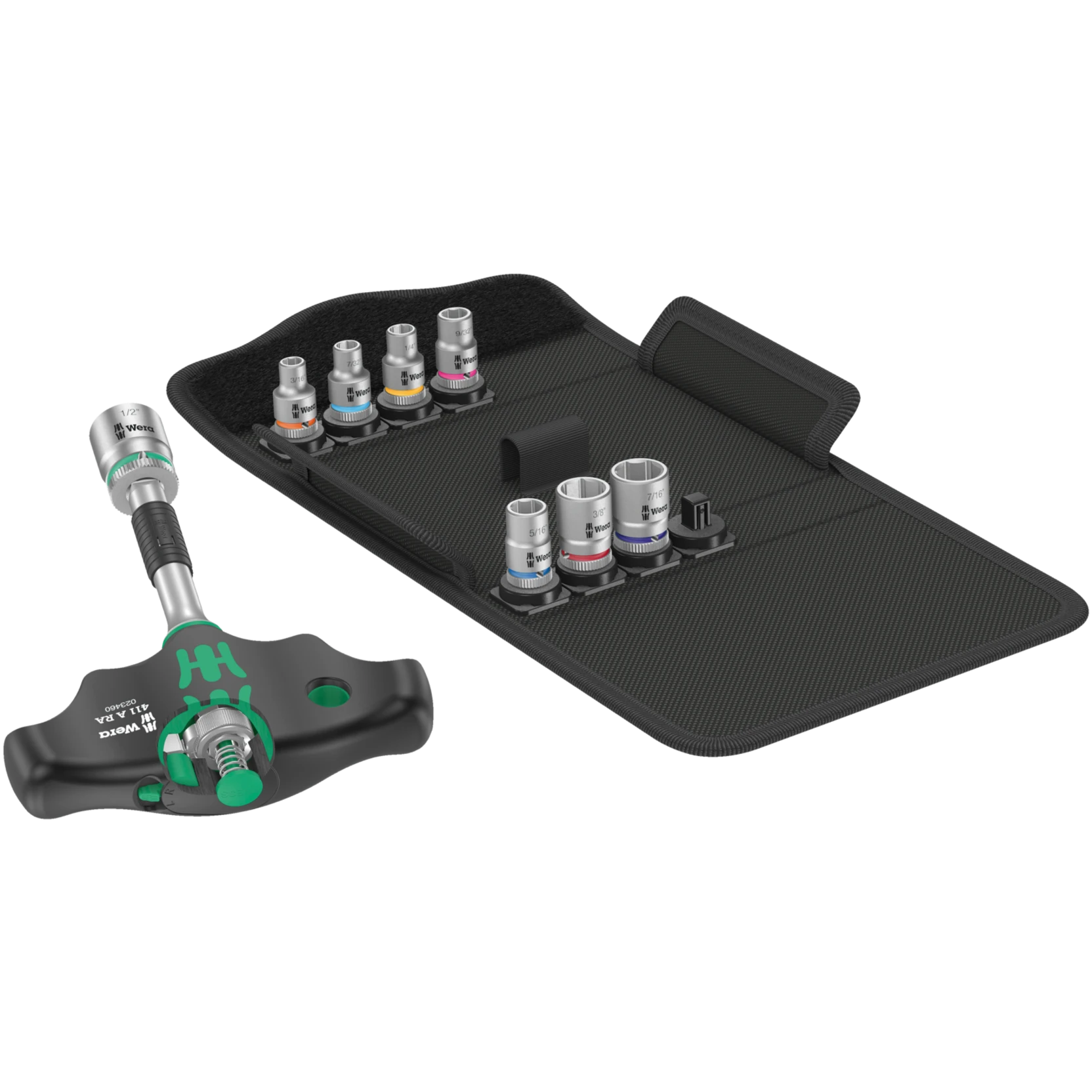 Wera Kraftform Kompakt 400 RA Imperial Set 2, 9 pieces