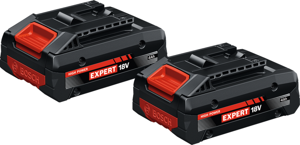 Bosch EXPERT EXBA18V-40 4.0Ah Battery Twin Pack