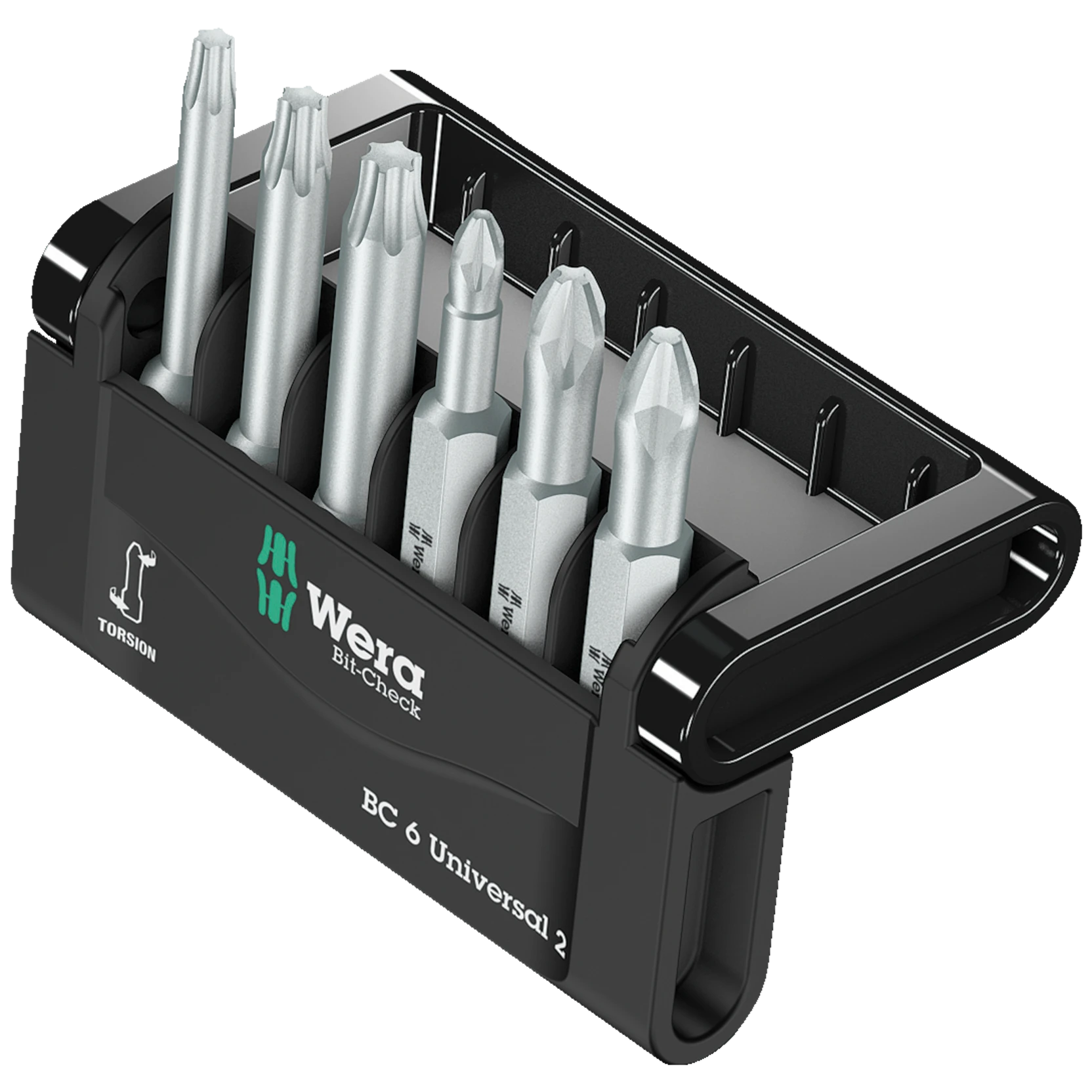 Wera Bit-Check 6 Universal 2, 6 pieces