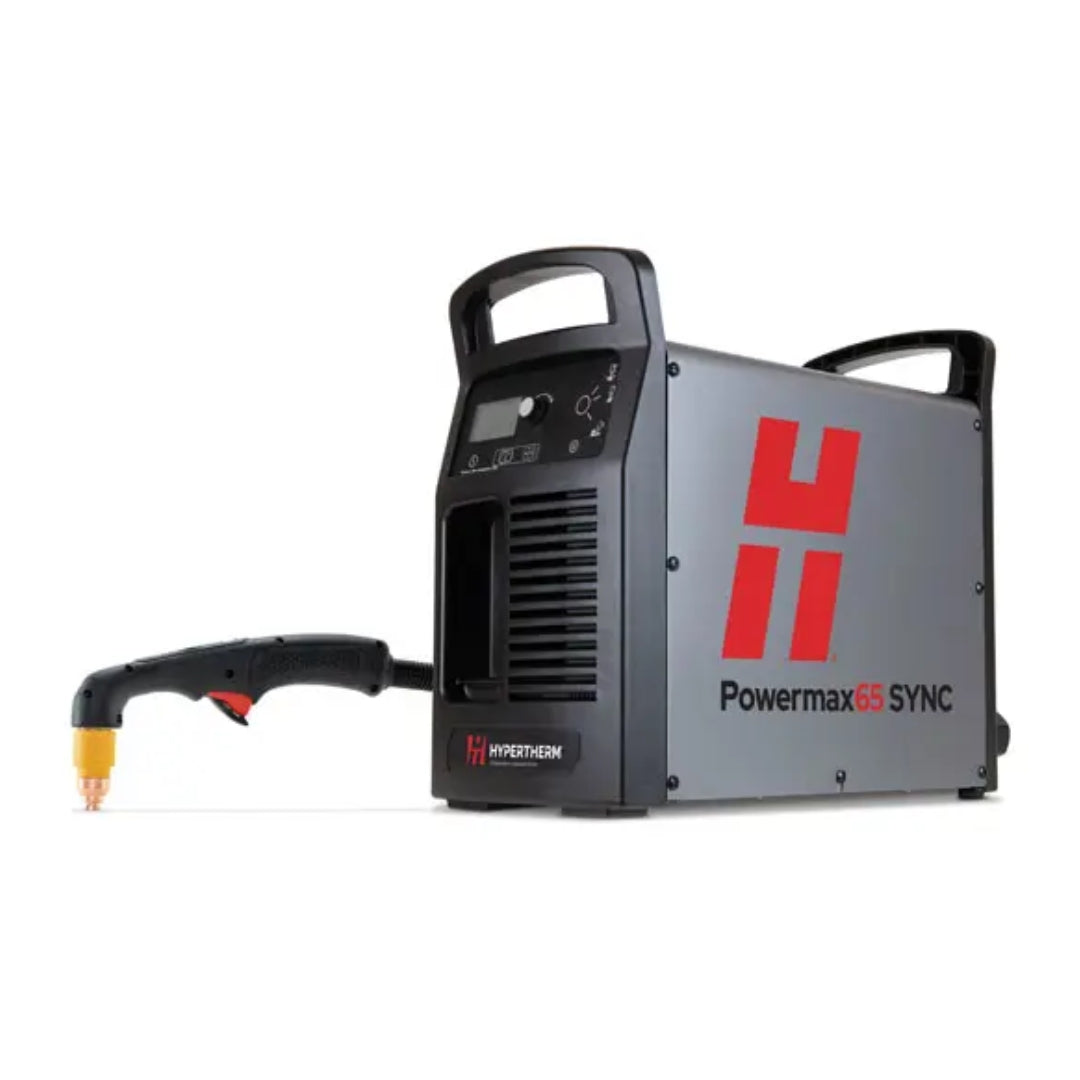 Hypertherm Powermax65 SYNC Plasma Cutter – 75° SmartSYNC hand torch, 15.2 m