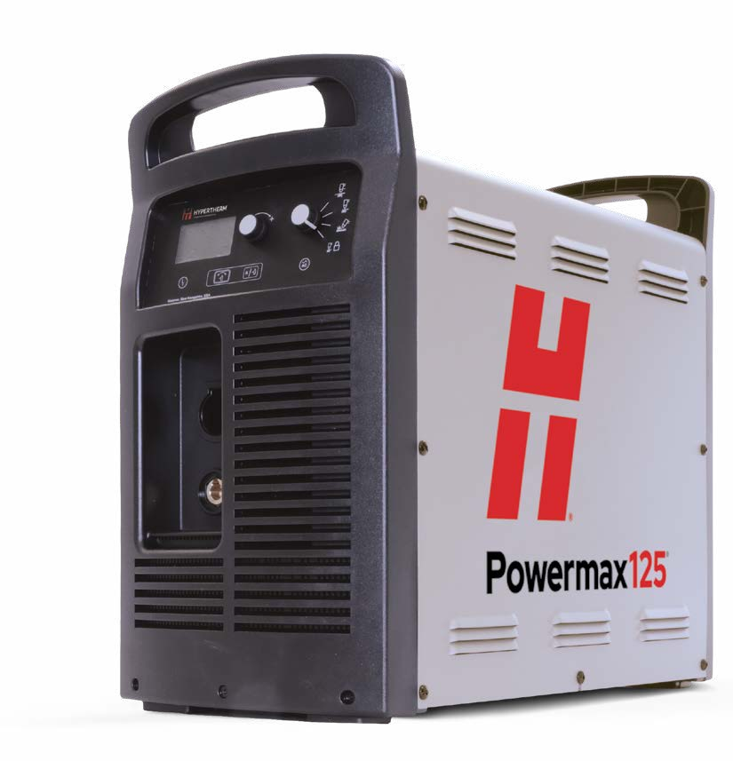 Hypertherm Powermax125 Plasma Cutter – 85° Duramax Hyamp hand torch, 7.6 m