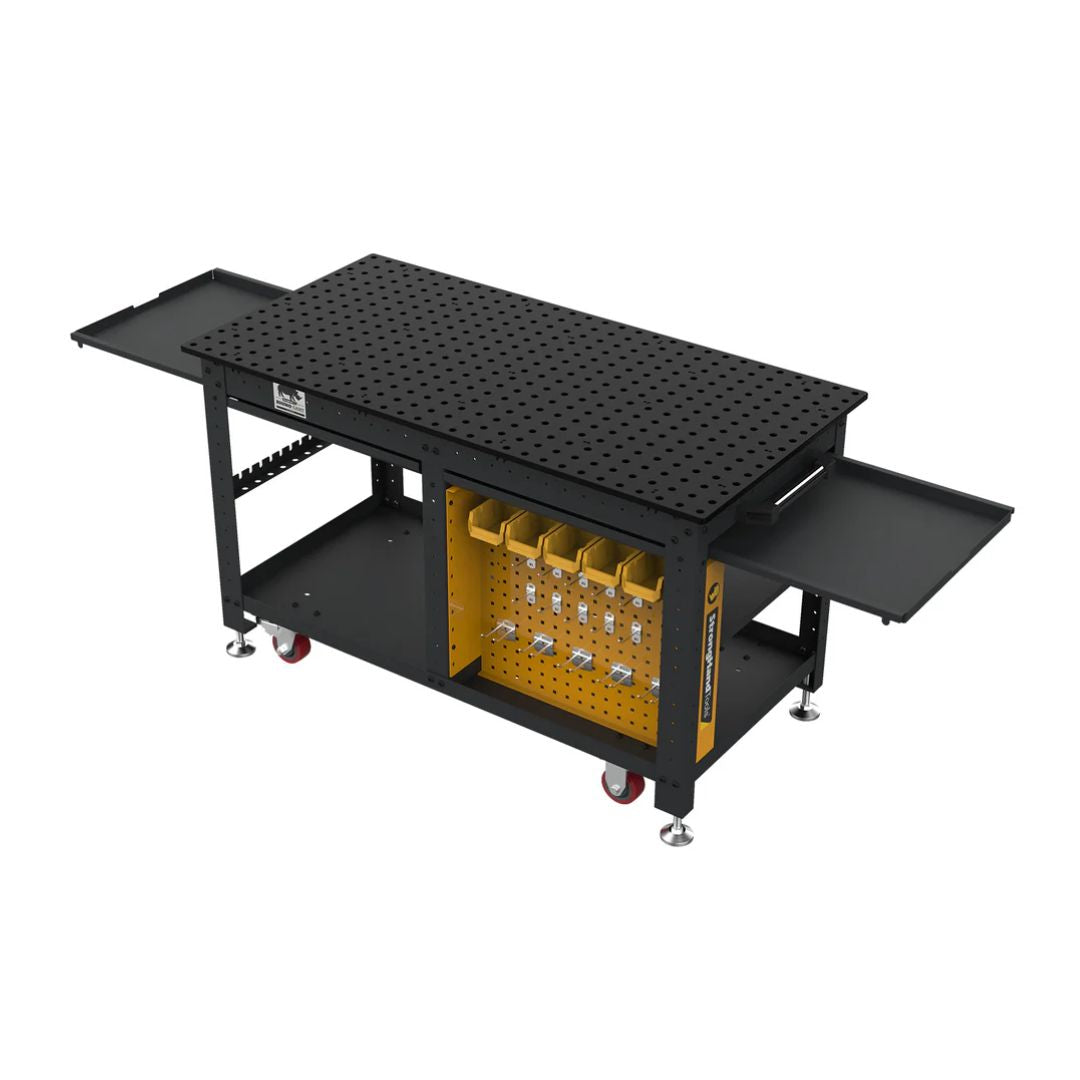 Strong Hand Rhino Cart Welding Table & 66-Piece Fixture Kit