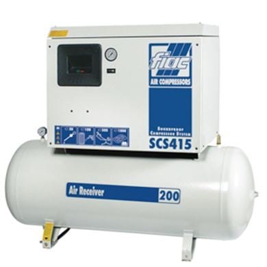 SCS415/200 Low Noise Air Compressor 3HP 200L 230V