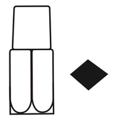 Pair of Flat Electrodes (5214/2)