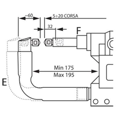 Ind Sus S/Gun Upper Arm C Type (3323)