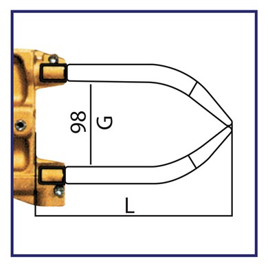 Special Arms Pincer L=230mm (Pair) 18mm