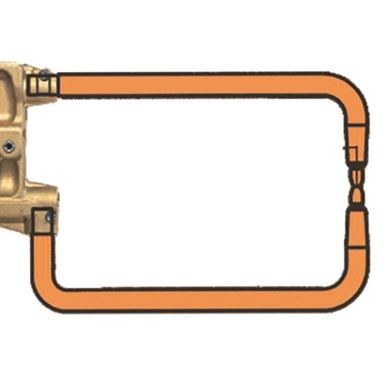 Water Cooled Arms L=550mm H=200mm for 8095