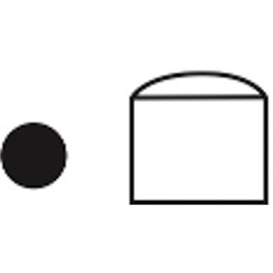 Electrode Cap Round D=13mm (8mmID)