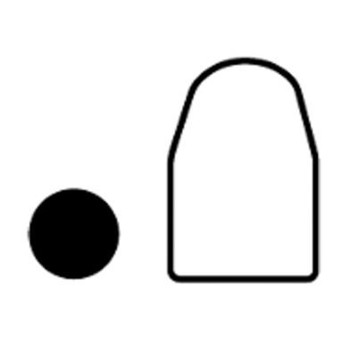 Electrode Cap Round D=16mm (11mmID)
