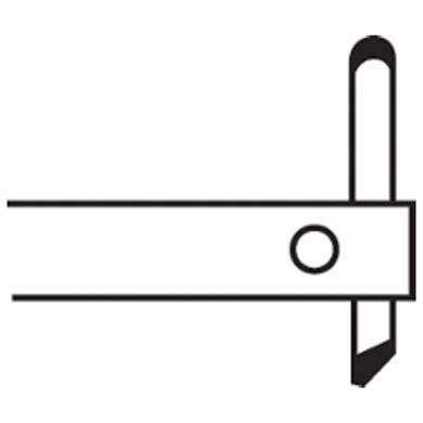 Electrode Lower 12mm x 45mm