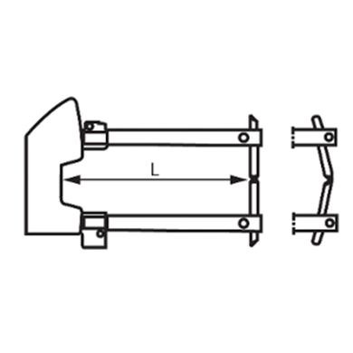 Arms c/w Electrodes Straight L=250mm (Pair) 10mm