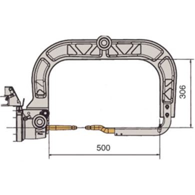 Water Cooled Arm L=305mm (8669/8679T)
