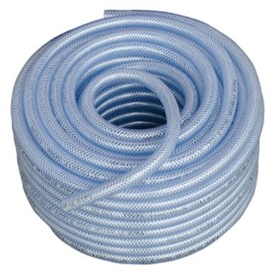 Clear Reinforced PVC Hose - 10mm (3/8") Per Metre