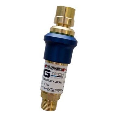 Oxygen Flashback Arrestor Resettable