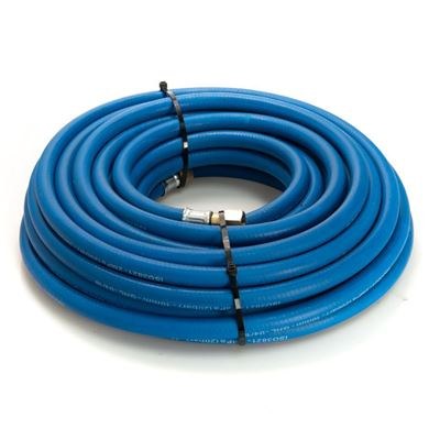 Oxygen Fitted Hose 10mm (3/8") x 20m c/w Hose Check Valves (3/8")