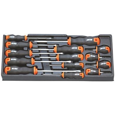 Screwdriver Set Slotted & Phillips (14 PC)