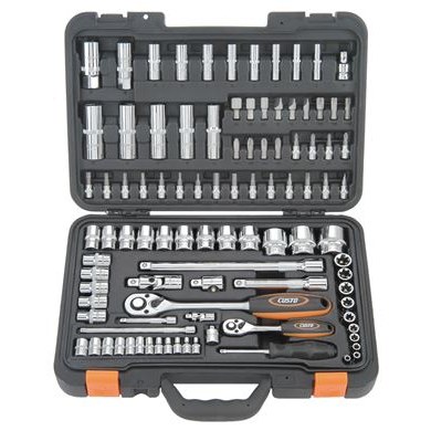 Socket & Ratchet Handle Kit 1/4" 1/2" (98 PC)
