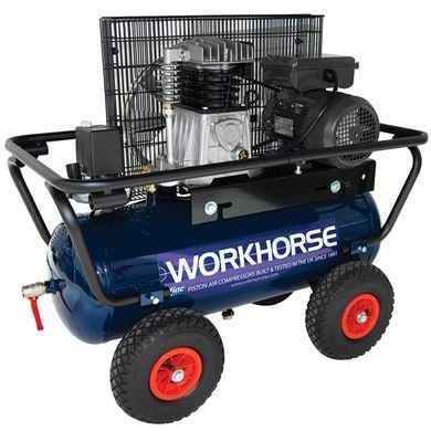 Workhorse Air Compressor 2HP 50L 230V Crash Bar