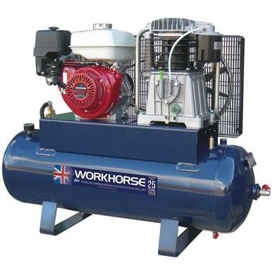 Workhorse Petrol Air Compressor 9HP 150L E/Start